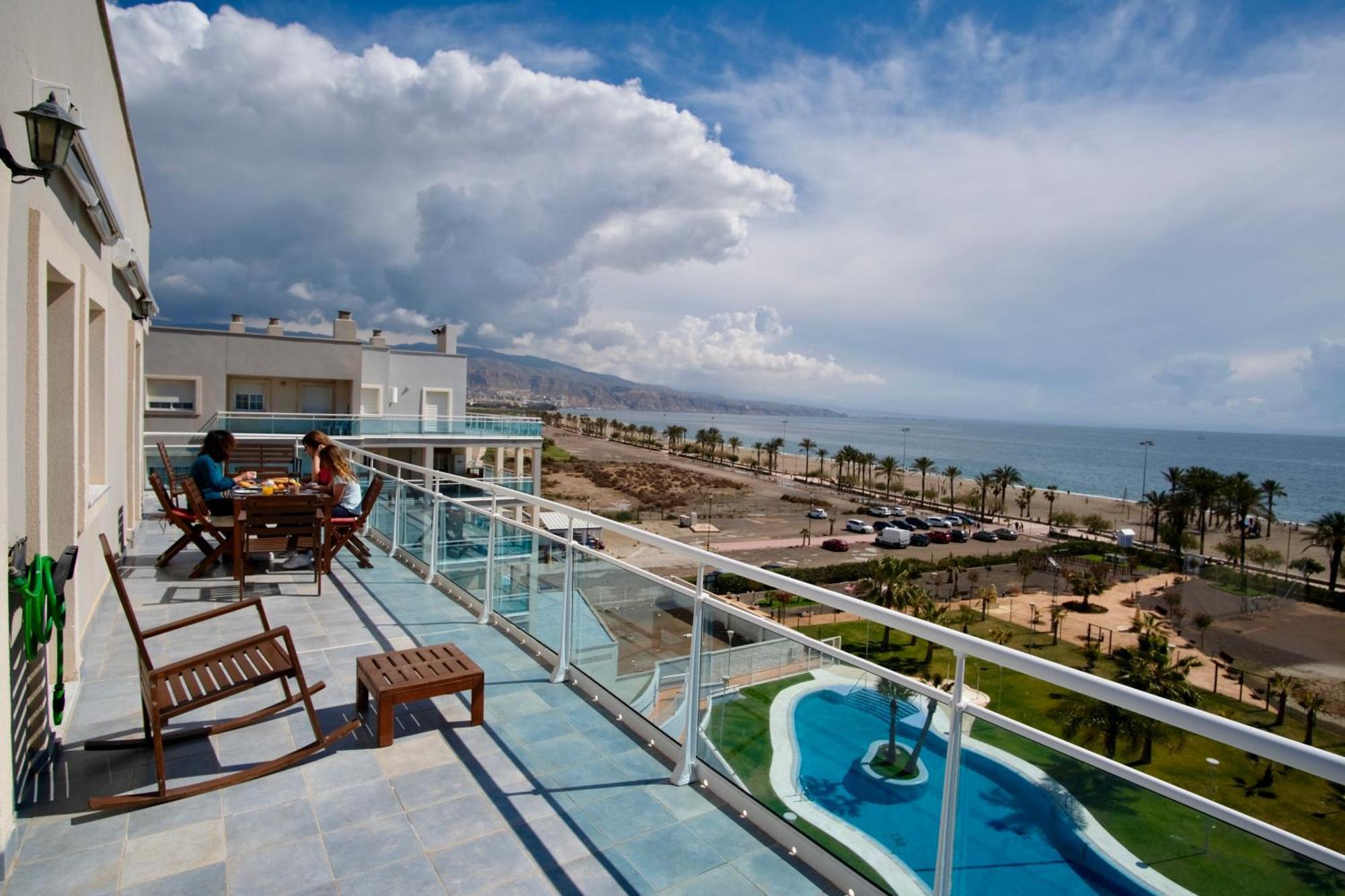 Seafront Penthouse Almeria Roquetas de Mar Luaran gambar