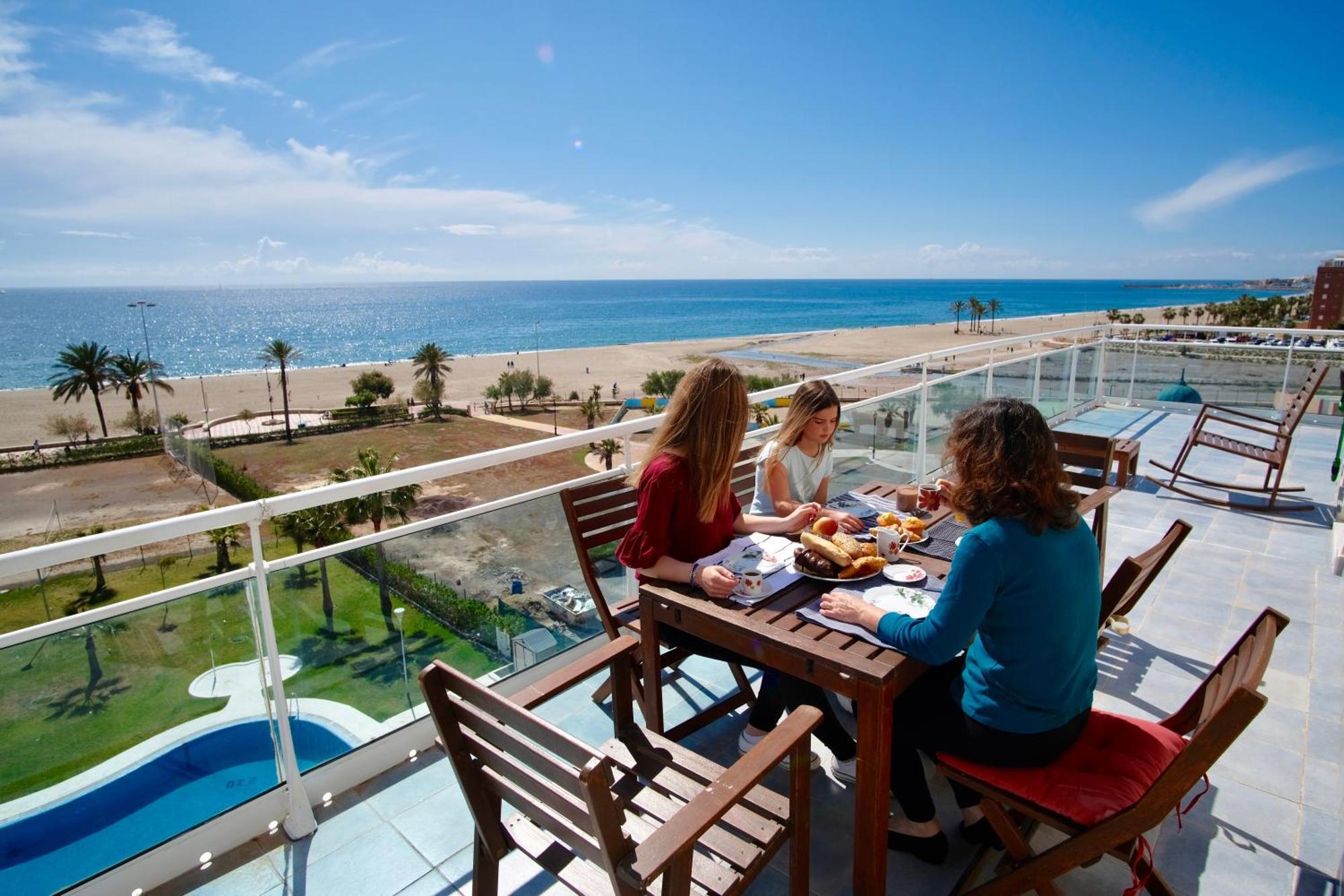 Seafront Penthouse Almeria Roquetas de Mar Luaran gambar