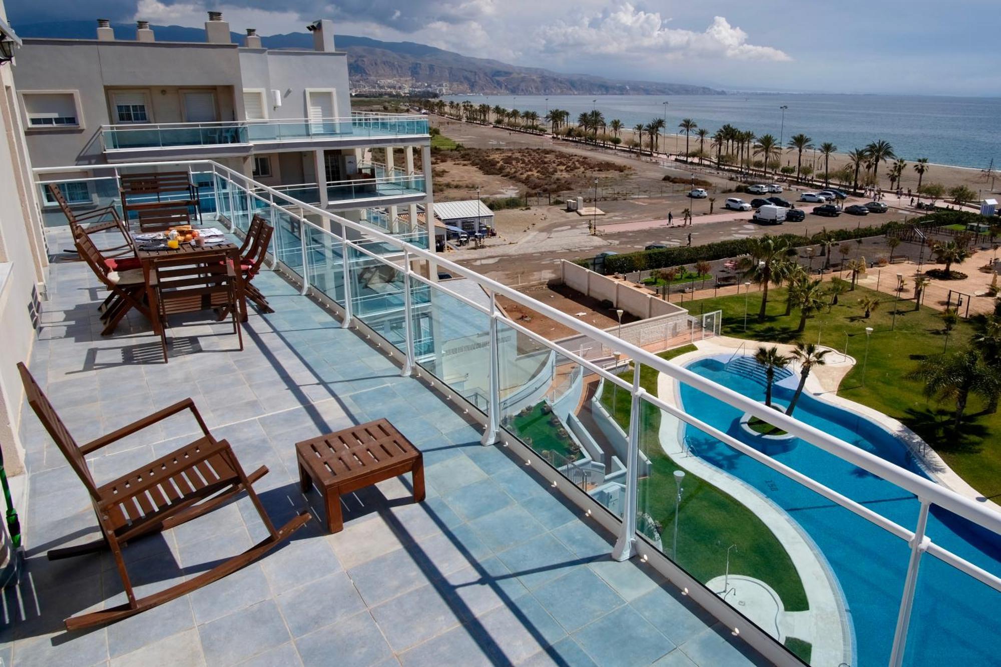 Seafront Penthouse Almeria Roquetas de Mar Luaran gambar